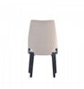 Kara Modern Wood Upholstered Dining Chair in Light Gray - Set of 2 | Chaise de salle a manger moderne en bois Kara avec revetement en tissu gris clair - Lot de 2