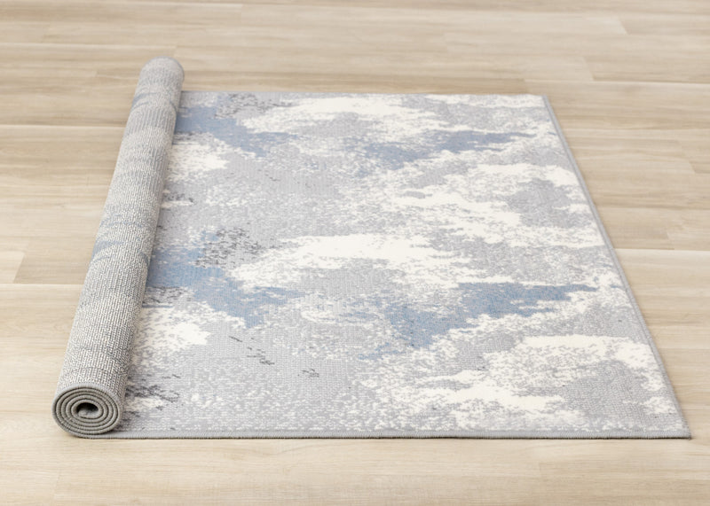 Florence Washed Damask Indoor Area Rug - 4'7\" x 6'7\"