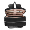 Swissdigital Design Smart Backpack KATY ROSE - Rucksack with Integrated Charging Port - Black Platinum