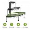 Ironwork Fan-shaped 3-tier Pot Plant Stand Stair-step Design