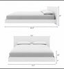 Satori Low Platform Queen Bed Set | Lit Plateforme Satori avec tete de lit