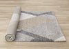 Maverick White Beige Grey Modern Plush Area Rug - 7'10" x 11'2"|Carpette moelleuse moderne Maverick blanche, beige et grise - 7 pi 10 po x 11 pi 2 po