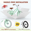 Prorider 14" Kid's Bike With Removable Training Wheels & Basket For 3-5 Years Old Green