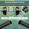 Costway Lawn Leveling Rake 36" X 10" Heavy Duty Level Lawn Tool For Garden Backyard/lawn Black