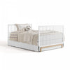 Storkcraft Santorini 5-In-1 Convertible Crib - White/Driftwood