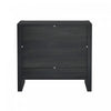 Linda Modern 24" Nightstand in Charcoal Gray (2-Drawer) | Table de nuit moderne Linda 24" en gris charbon (2 tiroirs)