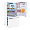 Forno Milano Espresso 31 Inch Bottom Freezer, White, 17.2 cu.ft. - FFFFD1785-31WHT | Refrigerateur Milano Espresso de 31 po avec congelateur inferieur, blanc, 17,2 pi³ – FFFFD1785-31WHT