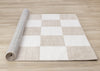 Covington Modern Checkered Indoor Area Rug - 2'0" x 7'7"|Carpette Covington à motif de damier moderne pour l’intérieur - 2 pi x 7 pi 7 po