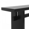 Emma 59.25" Farmhouse Style Sofa Table for Entryway - Black | Console de style maison de campagne Emma 150 cm pour entrée - noire