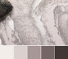 Dove Grey Rug 5'0" x 8'0" | Tapis Contemporain/Moderne Dove 5'0" x 8'0" en Gris