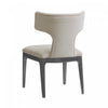 Eloria Mid-Century Modern Chenille Wood Side Chair in Taupe - Set of 2 | Chaise laterale en bois et chenille taupe style milieu du siecle Eloria - Lot de 2
