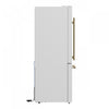 Forno Milano Espresso 31 Inch Bottom Freezer, White, 17.2 cu.ft. - FFFFD1786-31WHT | Refrigerateur Milano Espresso de 31 po avec congelateur inferieur, blanc, 17,2 pi³ – FFFFD1786-31WHT