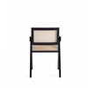 Hamlet Industry Chic Wood Armchair in Black and Natural - Set of 2 Dining Chair | Fauteuil en bois au style industriel chic Hamlet en noir et naturel - Lot de 2