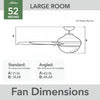 Skyflow Ceiling Fan with Light Fixture - White | Ventilateur de plafond Skyflow avec luminaire - Blanc