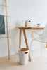 Umbra Woodrow Garbage Bin Trash Can - White|Poubelle Woodrow de Umbra - blanche