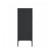 Amelia Modern 32" Metal Accent Cabinet in Black | Armoire d’appoint moderne Amelia 32" en metal noir