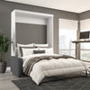 Bestar Pur Queen Murphy Bed with Sofa - White|Grand lit escamotable Pur de Bestar avec sofa - blanc