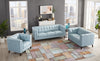 Hydeline Bodie Leather Chair - Spa Blue|Fauteuil Bodie de Hydeline en cuir - bleu spa