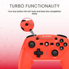 Surge Nintendo Switch Wireless Pro Neon Red Controller|Manette sans fil Pro de Surge rouge fluo pour console Nintendo Switch