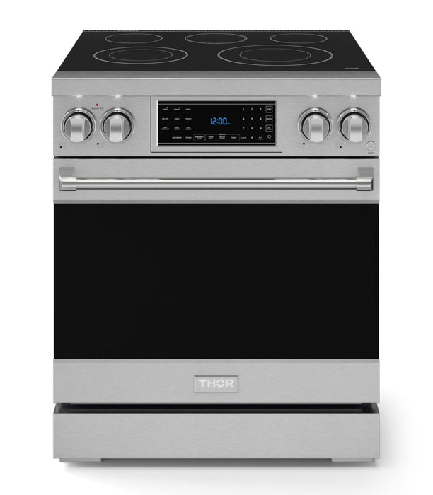 Gordon Ramsay Collection by Thor Kitchen 30\" Freestanding Professional Electric Range with Tilt Panel Touch Control - RSE30