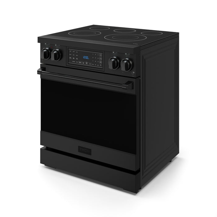 Gordon Ramsay Collection by Thor Kitchen 30\" Freestanding Professional Electric Range with Tilt Panel Touch Control - RSE30B