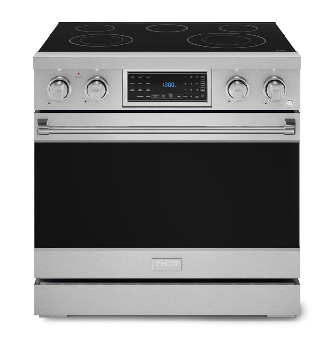 Gordon Ramsay Collection by Thor Kitchen 36\" Freestanding Professional Electric Range with Tilt Panel Touch Control - RSE36