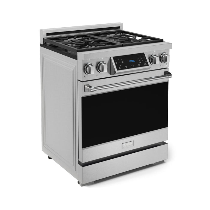 Gordon Ramsay Collection by Thor Kitchen 30\" Freestanding Professional Gas Range with Tilt Panel Touch Control - RSG30
