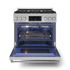Gordon Ramsay Collection by Thor Kitchen 36" Freestanding Professional Gas Range with Tilt Panel Touch Control - RSG36|Cuisinière à gaz amovible de style professionnel collection Gordon Ramsay de Thor Kitchen de 36 po - RSG36