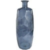 Recycled Spanish Glass 29" Vase - Blue|Vase de 29 po en verre espagnol recyclé - bleu