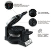 Salton Rotating Double Belgian Waffle Maker Cookware | Gaufrier belge double pivotant Salton