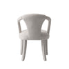 Palmer Mid-Century Modern Upholstered Tweed Armchair in Silver Lining Armoire | Fauteuil Palmer style milieu du siecle moderne en tweed rembourre, coloris Silver Lining