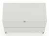 Rockefeller Mid-Century Modern 35" Dresser in Off White (3-Drawer) - Set of 2 | Commode Rockefeller Mid-Century Modern 89 cm en blanc casse (3 tiroirs) – Lot de 2