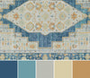 Kinsley Traditional 7'10" x 10'6" Area Rug in Blue Indoor Area Rug | Tapis Traditionnel Kinsley 7'10" x 10'6" en Bleu