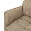 Elowen Taupe Upholstered Swivel Dining Armchair (Set of 2) | Fauteuil de salle a manger pivotant Elowen rembourre taupe (ens. de 2)