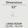 Mosley Ceiling Fan - White | Ventilateur de plafond Mosley - Blanc