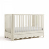 Storkcraft Casablanca Deluxe 5-in-1 Convertible Crib with Drawer - Frosted Oat