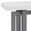 Ethan 59.1'' Triple Rectangle Design Painted Entryway Table with Pine Wood Legs,White Sofa Table  | Table d'entree peinte Ethan 59,1'' avec design rectangulaire triple et pieds en bois de pin, blanche