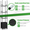 Costway 2 Pcs Raised Garden Bed With Trellis And Wheels Self-watering Planter Box With 3 Heights