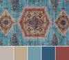 Tracy Traditional 6'0" x 9'0" Area Rug in Blue Indoor Area Rug | Tapis Traditionnel Tracy 6'0" x 9'0" en Bleu