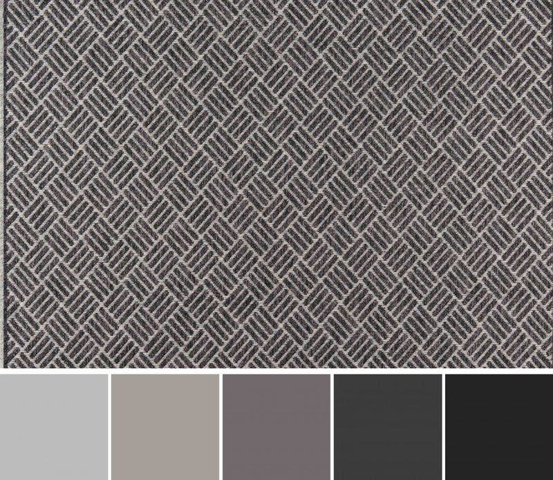Eve Contemporary 7'10\" x 10'10\" Area Rug in Grey Indoor Area Rug