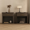 Clifford Traditional Nightstand in Walnut (1-Drawer) | Table de nuit traditionnelle Clifford en noyer (1 tiroir)
