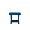 Abigail Mid-Century Modern Upholstered Velvet Accent Bench in Blue | Banc d’appoint Abigail style milieu du siecle moderne en velours bleu