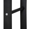 Homcom Firewood Rack Log Holder Fireplace Storage Rack With Handles And 220 Lbs. Weight Capacity, 15|Homcom Support A Bois De Chauffage Avec Poignees Et Capacite De Poids De 220 Lbs, Noir
