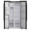 Forno Salerno 36-inch Side-by-Side Refrigerator in Black, 20 cu.ft. - FFRBI1844-36BLK | Refrigerateur cote a cote Salerno de 36 po, noir, 20 pi³ – FFRBI1844-36BLK