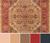Lux Traditional 5'3" x 7'6" Area Rug in Ivory Indoor Area Rug | Tapis Traditionnel Lux 5'3" x 7'6" en Ivoire