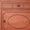 Amelia Vintage 24" Nightstand with Carved Drawer and Cabinet,Brown | Amelia Table de Nuit Vintage de 24" avec Tiroir Sculpte et Cabinet, Marron