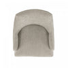 Beever Modern Wood Chenille Armchair in Taupe | Fauteuil moderne en bois Beever avec accoudoirs en chenille, coloris taupe