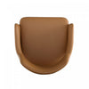 Tremont Modern Metal Vegan Leather Armchair in Saddle | Fauteuil moderne Tremont en metal et cuir vegetalien couleur selle
