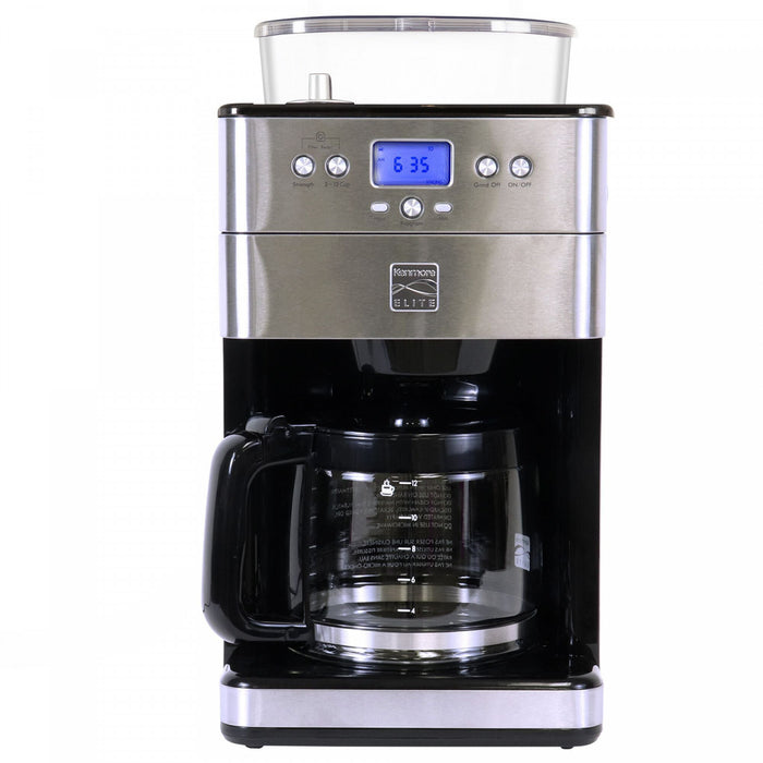 Kenmore Elite Grind & Brew Coffee Maker Stainless Steel - KKECMGBSS
