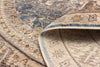 Gianna Traditional 5'0" x 5'0" Area Rug in Blue Indoor Area Rug | Tapis Traditionnel Gianna 5'0" x 5'0" en Bleu